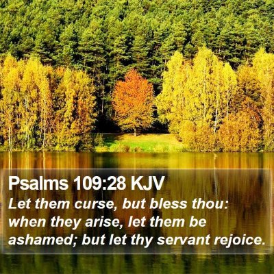 Psalms 109:28 KJV Bible Verse Image