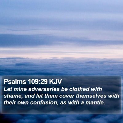 Psalms 109:29 KJV Bible Verse Image
