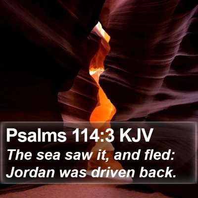 Psalms 114:3 KJV Bible Verse Image