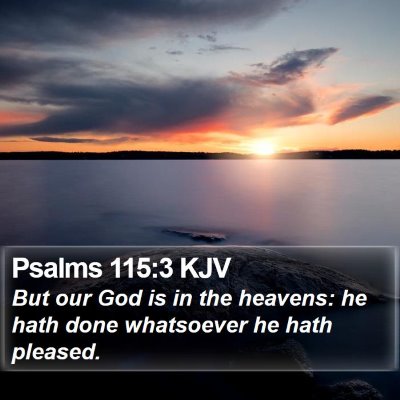 Psalms 115:3 KJV Bible Verse Image