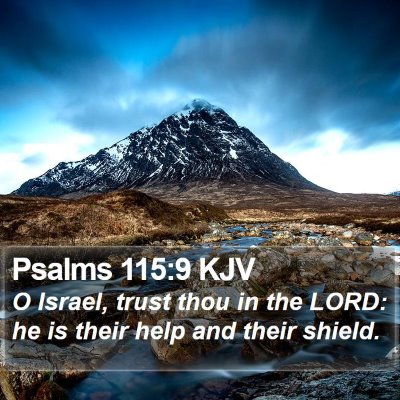 Psalms 115:9 KJV Bible Verse Image