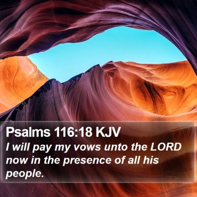 Psalms 116:18 KJV Bible Verse Image