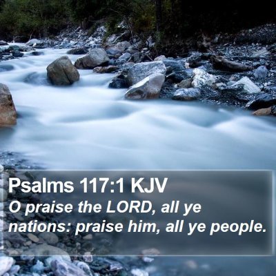 Psalms 117:1 KJV Bible Verse Image