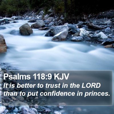 Psalms 118:9 KJV Bible Verse Image