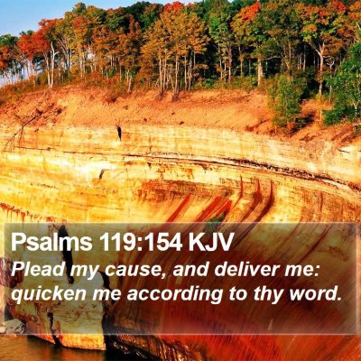 Psalms 119:154 KJV Bible Verse Image