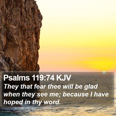 Psalms 119:74 KJV Bible Verse Image