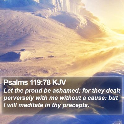 Psalms 119:78 KJV Bible Verse Image