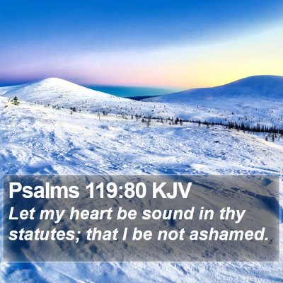 Psalms 119:80 KJV Bible Verse Image