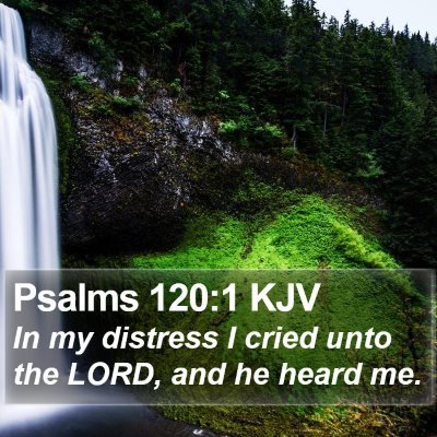 Psalms 120:1 KJV Bible Verse Image