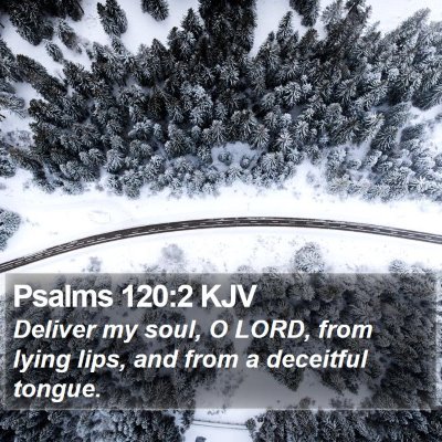 Psalms 120:2 KJV Bible Verse Image