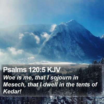 Psalms 120:5 KJV Bible Verse Image