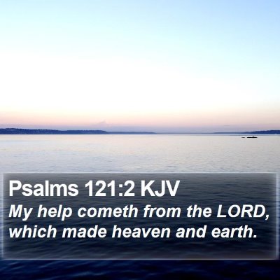 Psalms 121:2 KJV Bible Verse Image