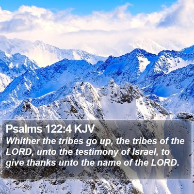 Psalms 122:4 KJV Bible Verse Image