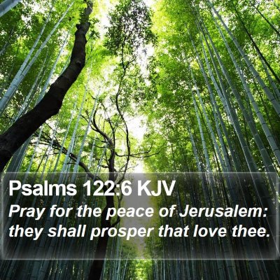 Psalms 122:6 KJV Bible Verse Image