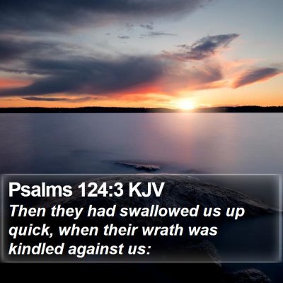 Psalms 124:3 KJV Bible Verse Image