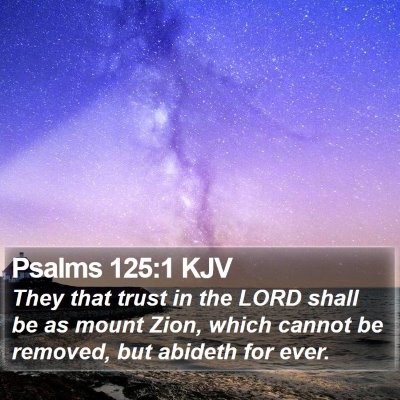 Psalms 125:1 KJV Bible Verse Image