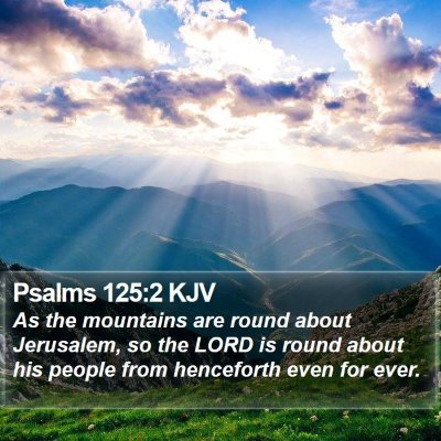 Psalms 125:2 KJV Bible Verse Image