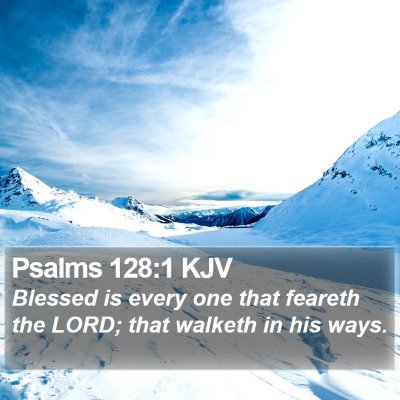 Psalms 128:1 KJV Bible Verse Image