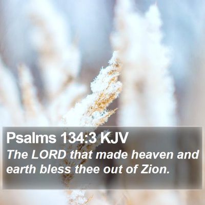Psalms 134:3 KJV Bible Verse Image