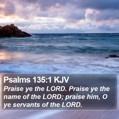 Psalms 135:1 KJV Bible Verse Image