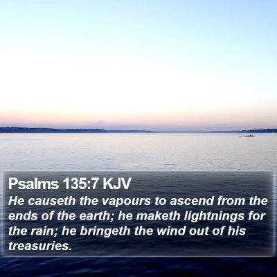 Psalms 135:7 KJV Bible Verse Image