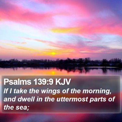 Psalms 139:9 KJV Bible Verse Image