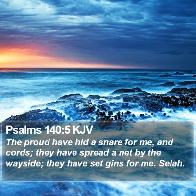 Psalms 140:5 KJV Bible Verse Image