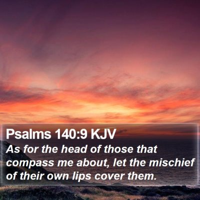 Psalms 140:9 KJV Bible Verse Image