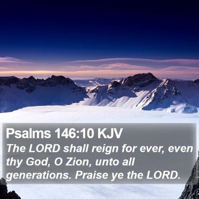 Psalms 146:10 KJV Bible Verse Image