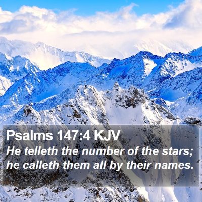 Psalms 147:4 KJV Bible Verse Image