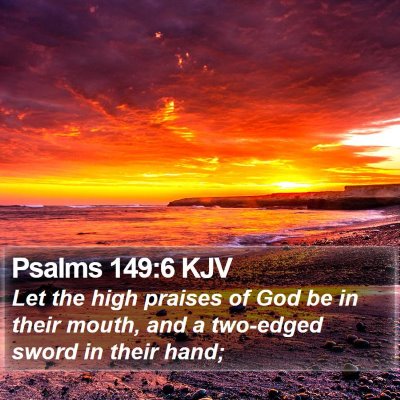 Psalms 149:6 KJV Bible Verse Image