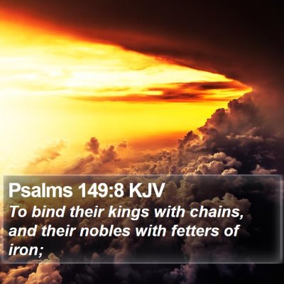 Psalms 149:8 KJV Bible Verse Image