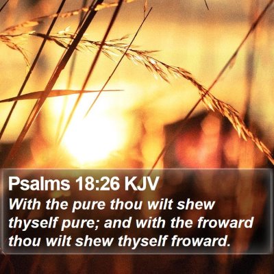 Psalms 18:26 KJV Bible Verse Image