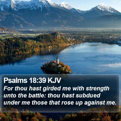 Psalms 18:39 KJV Bible Verse Image