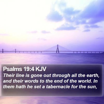 Psalms 19:4 KJV Bible Verse Image