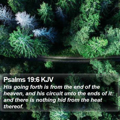 Psalms 19:6 KJV Bible Verse Image
