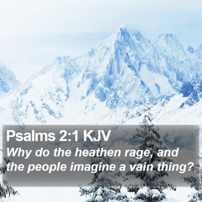 Psalms 2:1 KJV Bible Verse Image