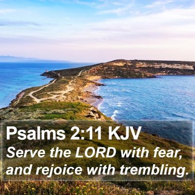 Psalms 2:11 KJV Bible Verse Image