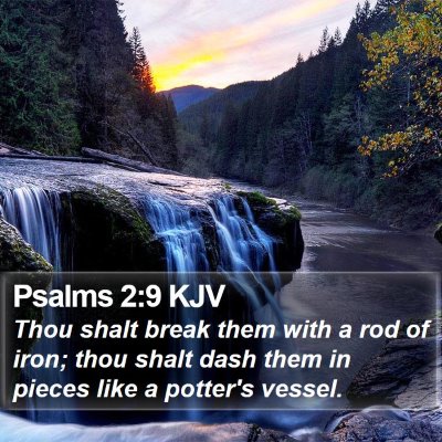 Psalms 2:9 KJV Bible Verse Image