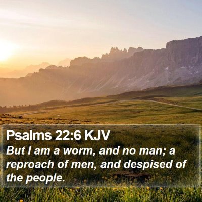Psalms 22:6 KJV Bible Verse Image