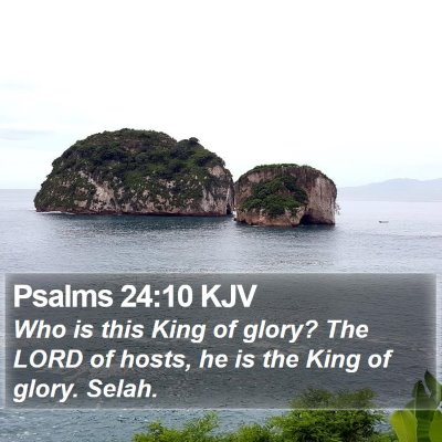 Psalms 24:10 KJV Bible Verse Image