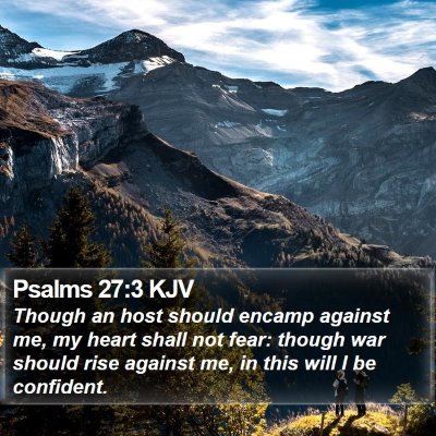 Psalms 27:3 KJV Bible Verse Image