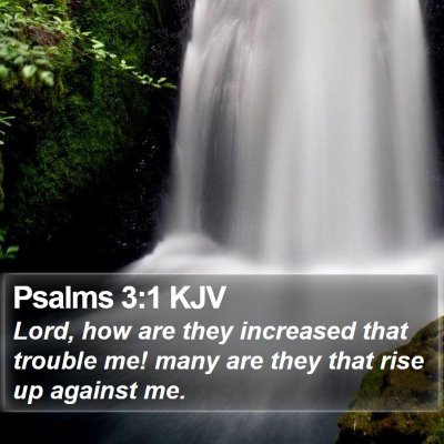 Psalms 3:1 KJV Bible Verse Image
