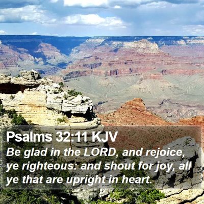 Psalms 32:11 KJV Bible Verse Image