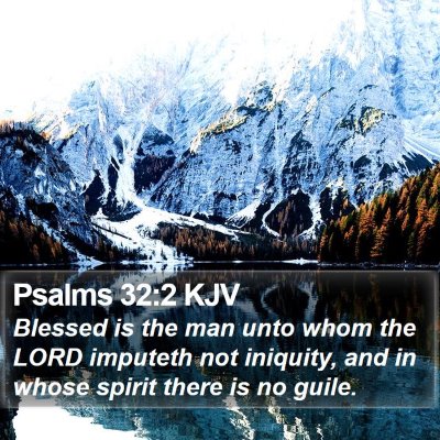 Psalms 32:2 KJV Bible Verse Image