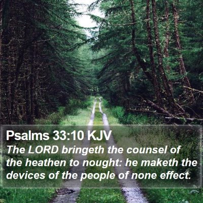 Psalms 33:10 KJV Bible Verse Image