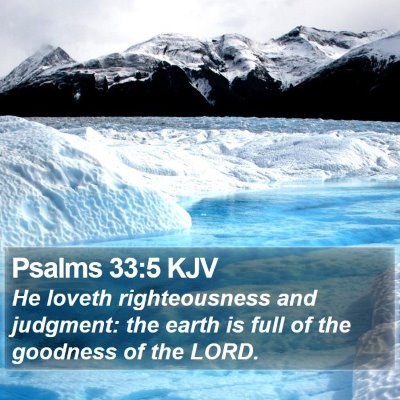 Psalms 33:5 KJV Bible Verse Image