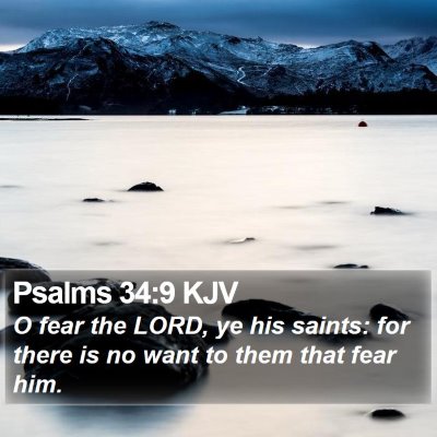 Psalms 34:9 KJV Bible Verse Image