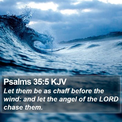 Psalms 35:5 KJV Bible Verse Image