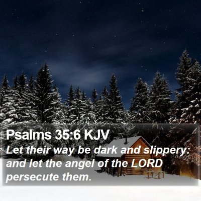 Psalms 35:6 KJV Bible Verse Image